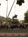 Reiterdenkmal kehrt zurueck auf dem Heumarkt P60